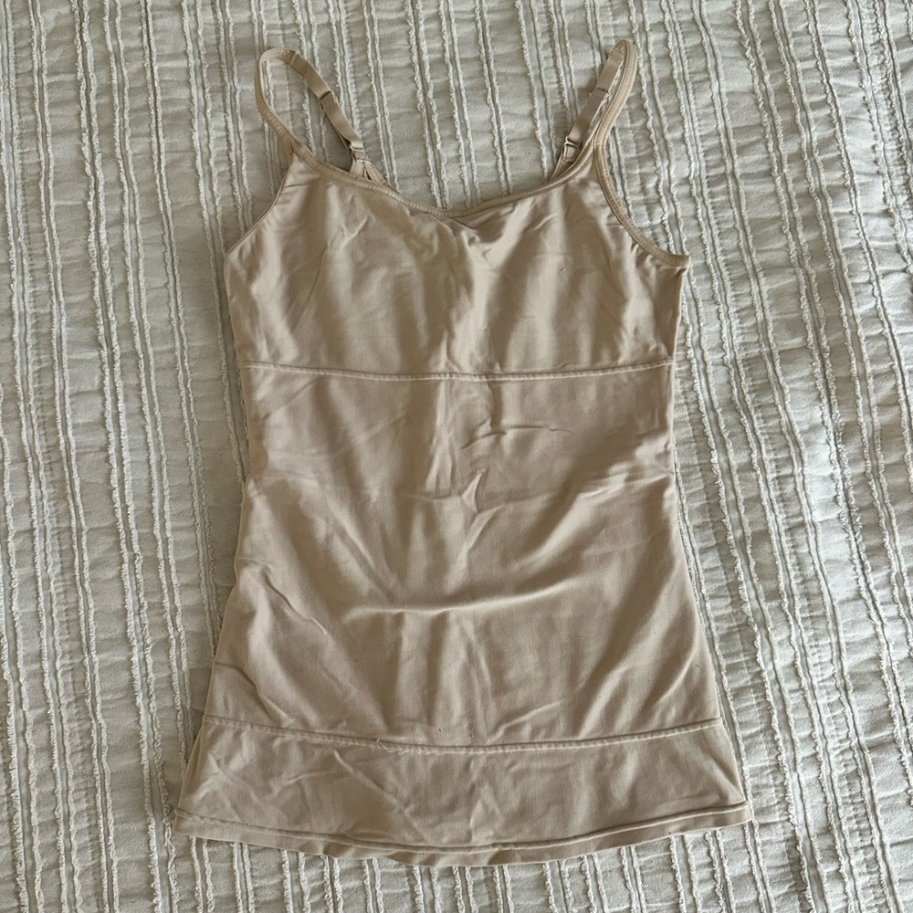 Medium Beige Nude Camisole Flexees Shapewear Tank Top